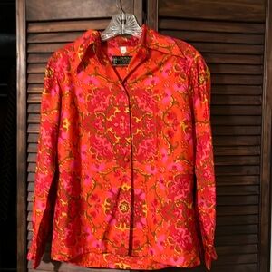 Silk shirt, vintage, 100% silk
